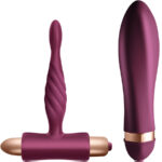 Kit Sfida Vibratore Twisted + Plug Anale Per Principianti - Climaximum