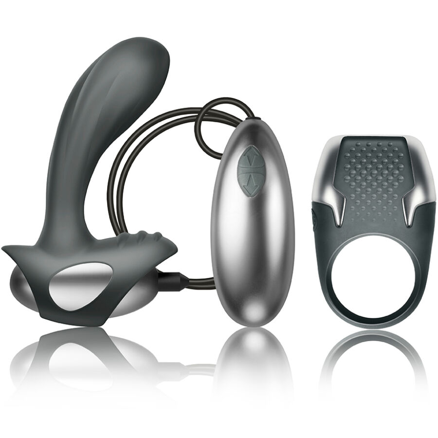 img_214238_077a9a7a1a7dce5c6484650b3ebb6cd7_1.jpg Excite Kit Anello Per Il Pene + Massaggiatore Per La Prostata Con Filo - Climaximum - immagine 1