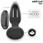 Plug Anale Con Lingua Vibrante E Telecomando - Addicted Toys - immagine 6