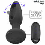 Plug Anale Con Lingua Vibrante E Telecomando - Addicted Toys - immagine 4