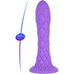Dreamy Dildo Fantasy Silicone Liquida Termoreactivo Viola 18.5 Cm - Silexd - immagine 6
