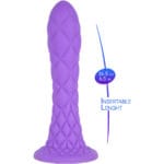 Dreamy Dildo Fantasy Silicone Liquida Termoreactivo Viola 18.5 Cm - Silexd - immagine 8