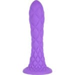 Dreamy Dildo Fantasy Silicone Liquida Termoreactivo Viola 18.5 Cm - Silexd