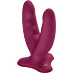 Ryde Doppio Dildo Rosso Vino - Fun Factory