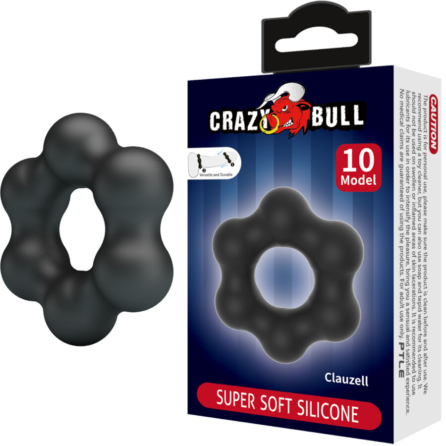 img_215087_d1fd2ca92e4b0b5623b787752e9ec16c_1.jpg Anello In Silicone Clauzell Modello 10 - Crazy Bull - immagine 1