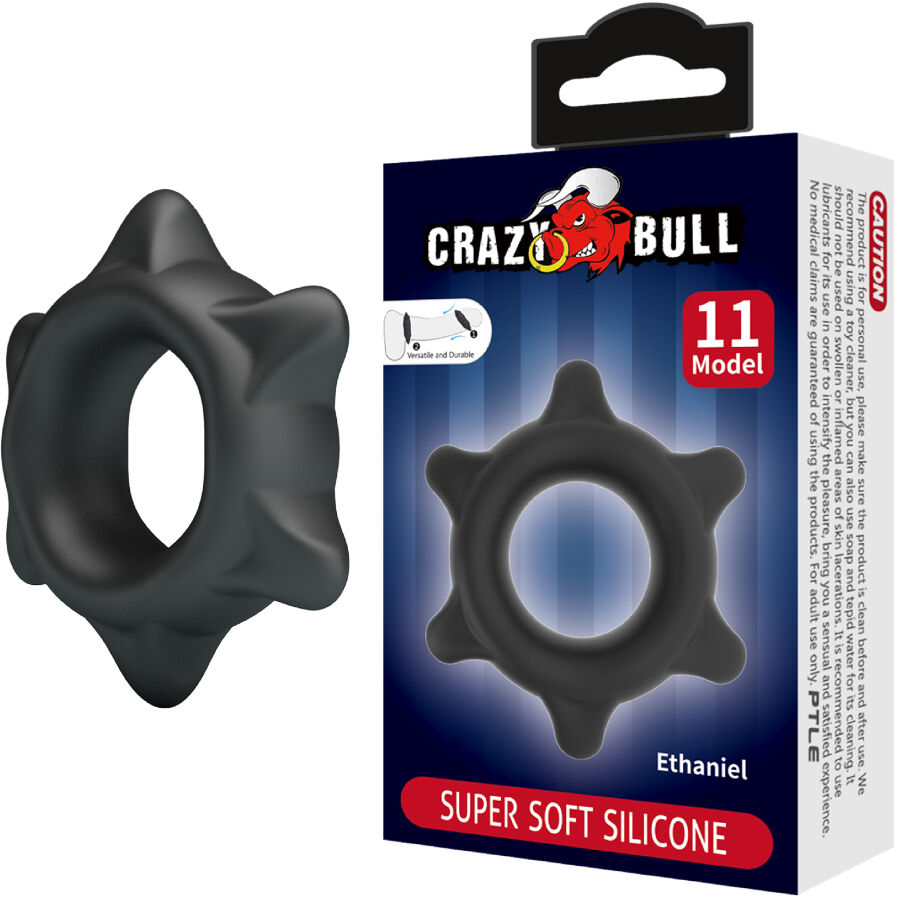 img_215136_396855c3e49509695a4376f61dfd57dd_1.jpg Anello In Silicone Ethaniel Modello 11 - Crazy Bull - immagine 1