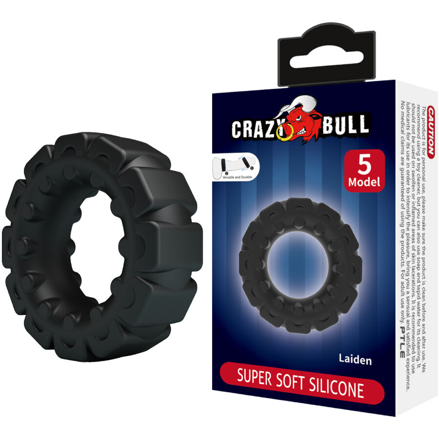 img_215179_6af1cd045e733b0dd6e0b77d925f4e63_1.jpg Anello In Silicone Laiden Modello 5 - Crazy Bull - immagine 1