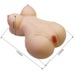 Diana Torso Femminile Realistico Vagina E Anale 5 Kg - Crazy Bull - immagine 8
