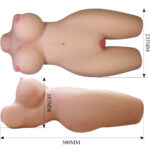 Mia Torso Femminile Realistico Vagina E Anale 8,5 Kg - Crazy Bull - immagine 8