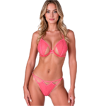 Resilque Reggiseno + Perizoma Rosso Pomodoro S/M - Passion