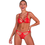 Anuvera Reggiseno + Perizoma Fire Brick S/M - Passion