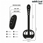 Anello Vibrante Per Il Pene Con Telecomando P-Spot - Addicted Toys - immagine 7