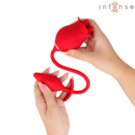 Melanie Stimolatore Doppio Per Clitoride Con Lingua A Zigzag - Intense - immagine 4