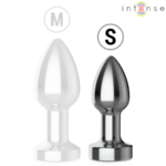 Plug Anale Vibrante In Metallo Con Luci Led E Telecomando - Taglia S - Intense - immagine 7