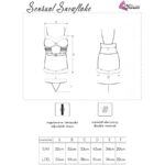 Sensual Snowflake Lc 90603 Camisa + Tanga + Diadema Navide?A S/M - Livco Corsetti Fashion - immagine 5