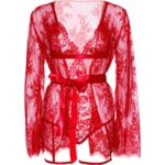 Set Body + Bata De Liguero Rosso - Leg Avenue - immagine 7
