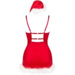 Agethe Lc 90607 Chemise + Perizoma + Cappello Di Natale L/Xl - Livco Corsetti Fashion - immagine 5