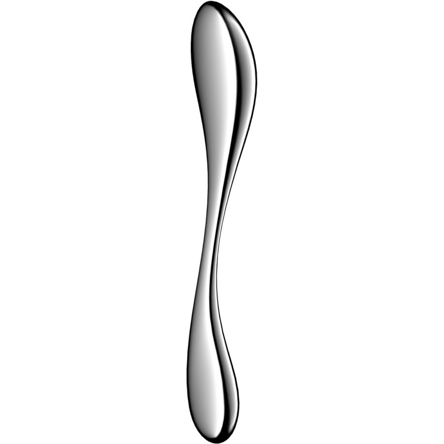 img_217773_df3368389ee867e810b3a538051f2b60_1.jpg Dildo A Doppia Estremit? In Acciaio Inox Star Force 3 - Satisfyer - immagine 1