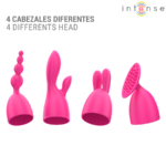 Vibratore Cher Con 20 Modalit? E Testine Intercambiabili - Intense - immagine 7