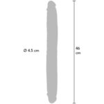 Dildo In Silicone A Doppia Estremit? Caramello 46 Cm - Get Real - immagine 3