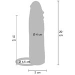 Hydrated Skin Guaina Per Pene In Silicone Caramello 20 Cm - Get Real - immagine 4