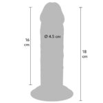 Dong Deluxe In Tpe A Doppia Densit? 18 Cm - Get Real - immagine 4