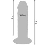 Dong Deluxe In Tpe A Doppia Densit? 20 Cm - Get Real - immagine 4