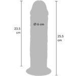 Dong Deluxe In Tpe A Doppia Densit? 25,5 Cm - Get Real - immagine 4