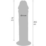 Dong Deluxe In Tpe A Doppia Densit? 29,5 Cm - Get Real - immagine 4