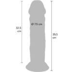 Dong Deluxe In Tpe A Doppia Densit? 35,5 Cm - Get Real - immagine 4