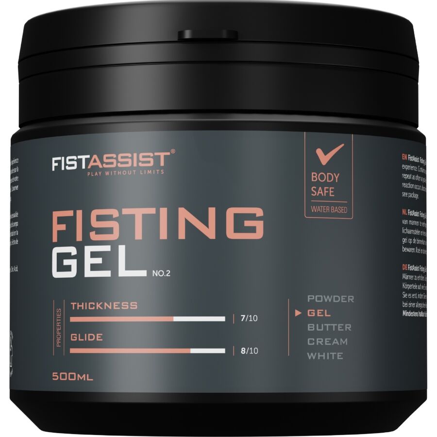 img_218598_d0edf9fa86cd4b7b25d6935c3780f415_1.jpg Fist Assist Fisting Gel Extra-Denso A Base D'Acqua 500 Ml - Cobeco - immagine 1