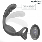 Anello Per Il Pene Prostatico Doppio Con Telecomando - Addicted Toys - immagine 3