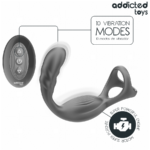 Anello Per Il Pene Prostatico Doppio Con Telecomando - Addicted Toys - immagine 6