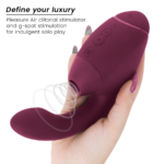 Duo Next Stimolatore Doppio Clitorideo E Punto G Rosa Scuro - Womanizer - immagine 3