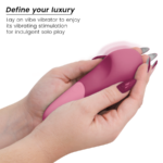 Vibe Lay-On Vibratore Silenzioso Rosa Scuro - Womanizer - immagine 3