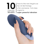 Vibe Lay-On Vibratore Silenzioso Blu Scuro - Womanizer - immagine 5