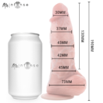 Piccolo Spencer Dildo In Silicone 19 Cm -?- 4,5 Cm - Mr Intense - immagine 6