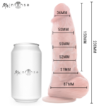 Dildo In Silicone Spencer Medio 23 Cm -?- 5,7 Cm - Mr Intense - immagine 6