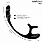 Plug Anale Con Vibrazione E Oscillazione A 360? E Stimolatore Dei Testicoli - Addicted Toys - immagine 6