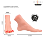 Masturbatore A Forma Di Piede In Due Pezzi Gabbie - Intense Deep Touch - immagine 6