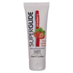 Superglide Lubrificante Commestibili A Base D'Acqua Fragola 75 Ml - Hot