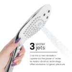 Soffione Doccia Stimolante Clitorideo Wave Cromato - Womanizer - immagine 5