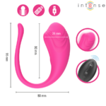 Olivia Pink Uovo Vibrante Con Telecomando - Intense - immagine 6