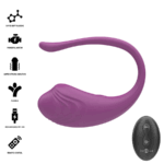 Olivia Purple Uovo Vibrante Con Telecomando - Intense - immagine 2