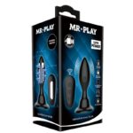 Plug Anale Con Telecomando Vibrazione Nero - Mr Play - immagine 9