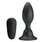 Plug Anale Con Telecomando Vibrazione Nero - Mr Play