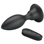 Plug Anale Con Telecomando Vibrazione Nero - Mr Play - immagine 2