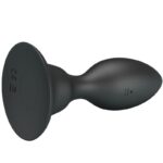 Plug Anale Con Telecomando Vibrazione Nero - Mr Play - immagine 6