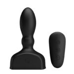 Telecomando Plug Anale Gonfiabile Nero - Mr Play - immagine 2