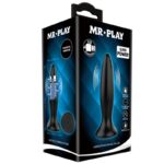 Plug Anale Vibratore Nero Ricaricabile - Mr Play - immagine 7